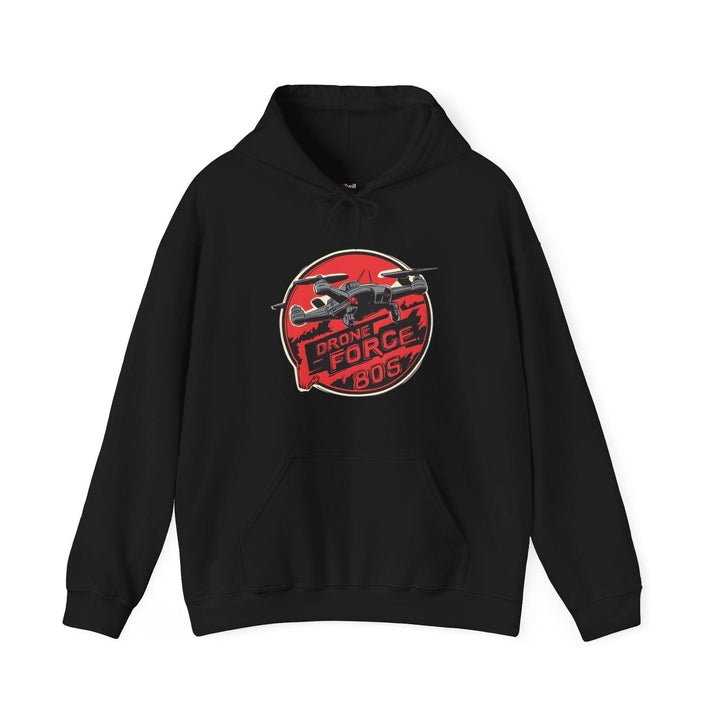 80s Drone Force Hoodie | Black