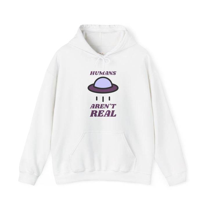 Alien Aren't Real Hoodie | White