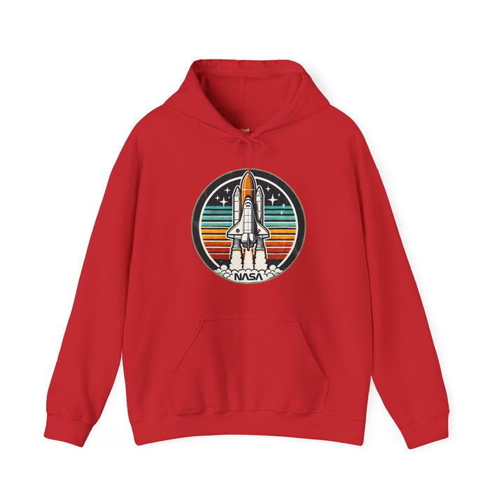 Nasa Retro Shuttle Hoodie | Red