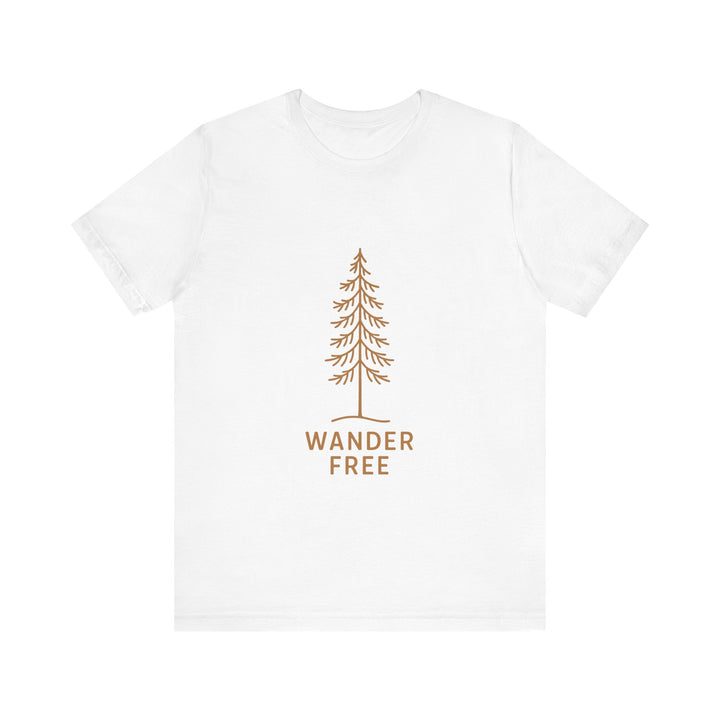 Flower Autumn Pine Wander T-Shirt | White Twill Tees