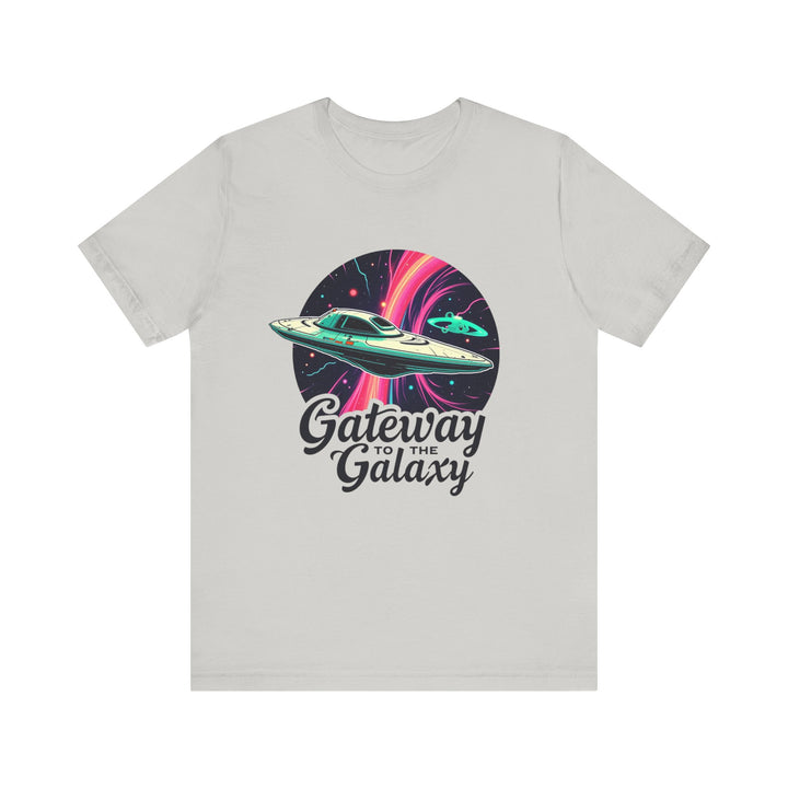 Alien Cosmic Voyage T Shirt | Silver