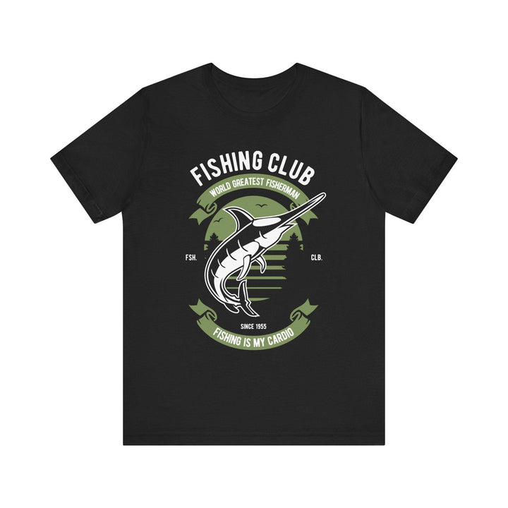 Fishing Club Cardio T Shirt | Black