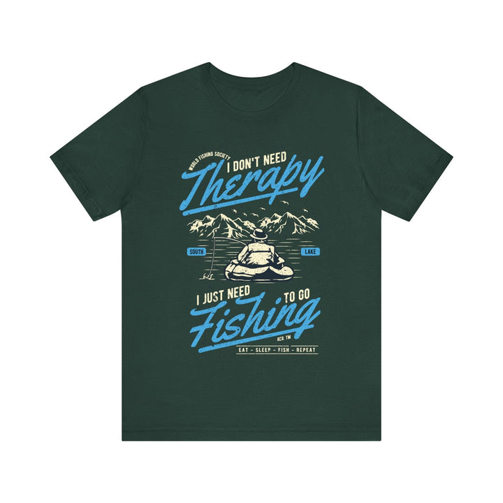 Fishing Therapy T Shirt | Forest