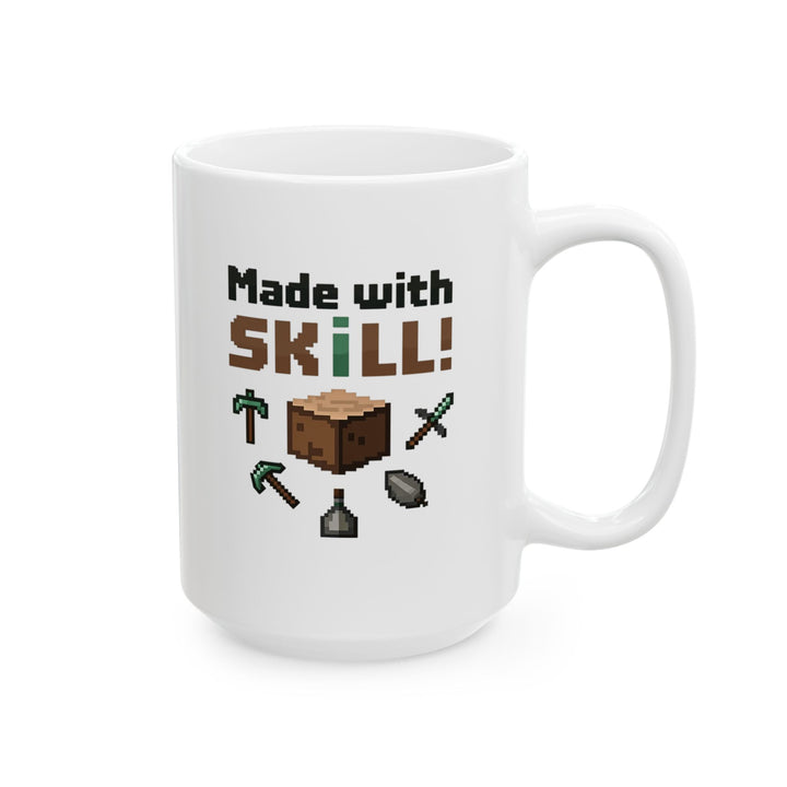 Minecraft Made with Skill Mug | Twill Tees