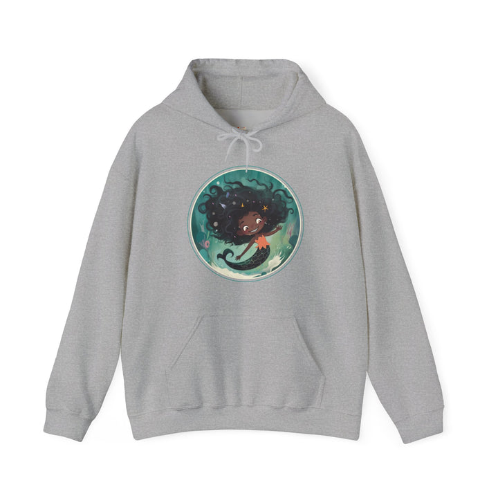 Disney Mermaid Vibes Hoodie | Sport Grey