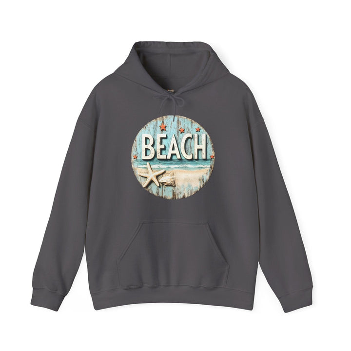 Beach Ocean Breeze Hoodie | Charcoal