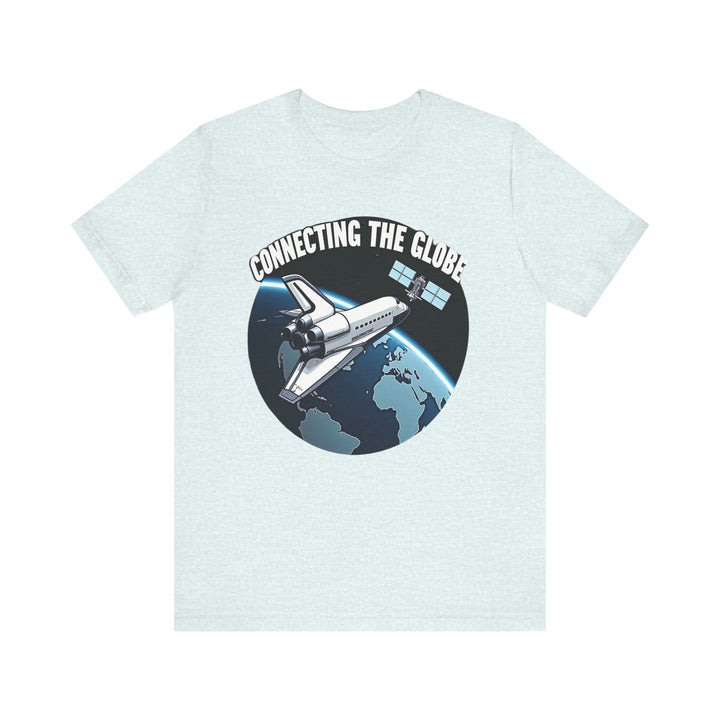 Nasa Global Connection T Shirt | Heather Ice Blue