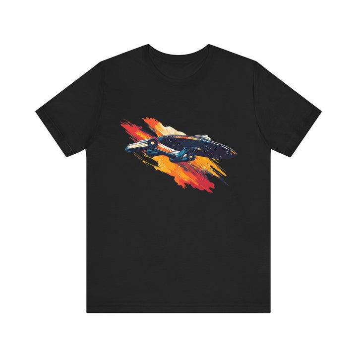 Star Trek Space Voyage T Shirt | Black