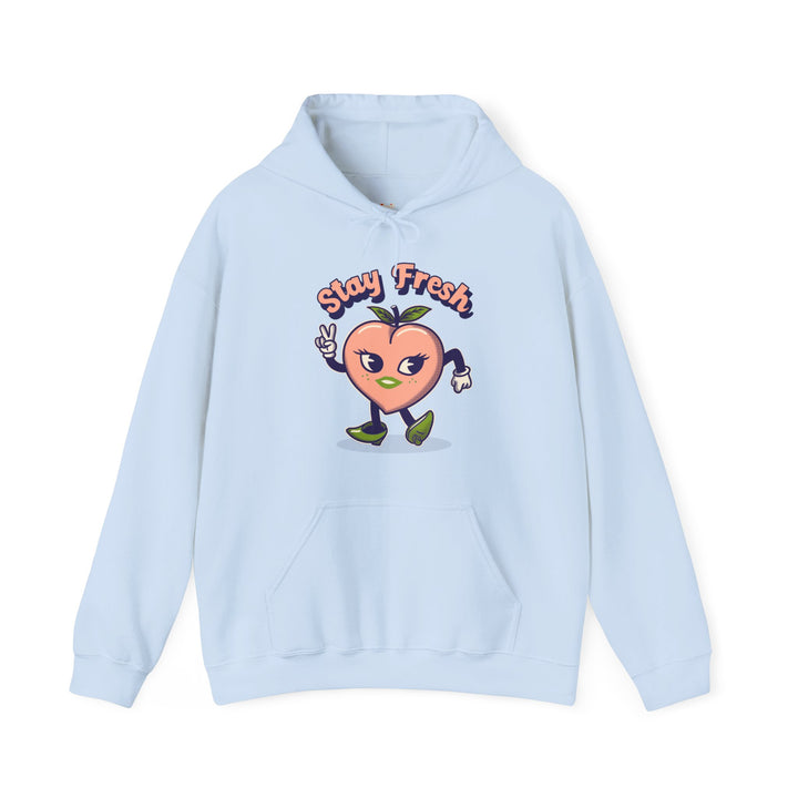 Flower Stay Fresh Hoodie | Light Blue