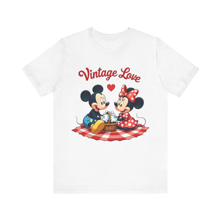 Disney Vintage Love Vibe T Shirt | White