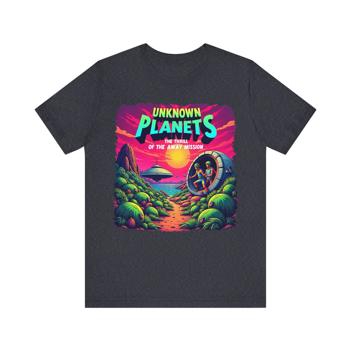 Star Trek Unknown Planets T Shirt | Heather Navy Twill Tees