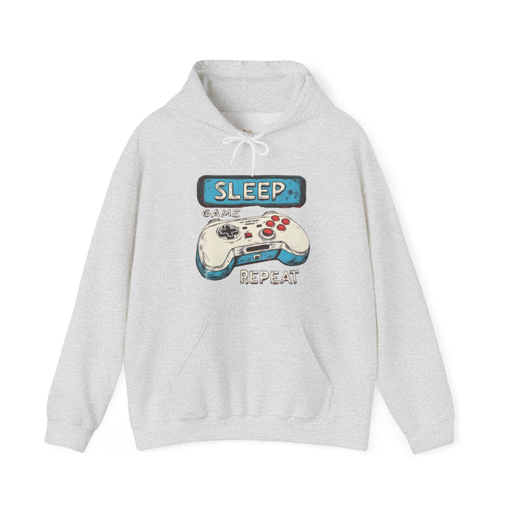 Retro Gaming Repeat Hoodie | Ash