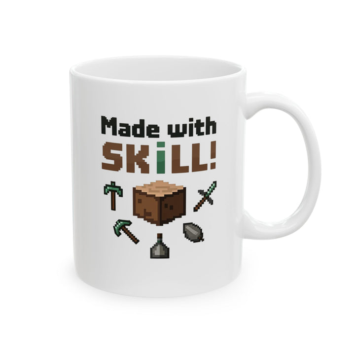 Minecraft Made with Skill Mug | Twill Tees