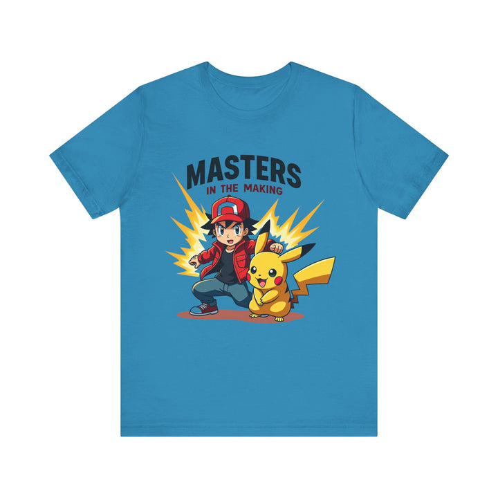 Pokemon Masters In The Making T Shirt | Aqua Twill Tees