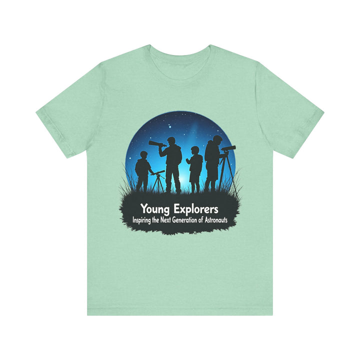 Nasa Young Stargazers T Shirt | Heather Mint