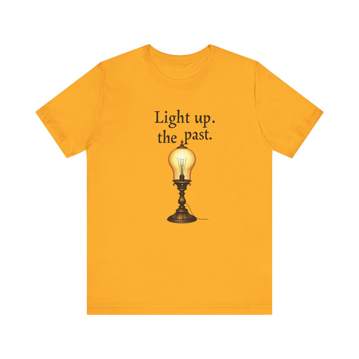Classic Light Up The Past T Shirt | Gold Twill Tees