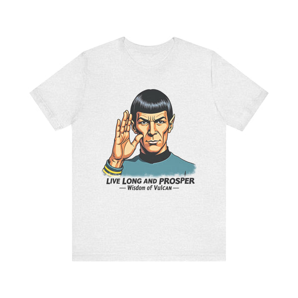 Star Trek Vulcan Salute T Shirt | Ash