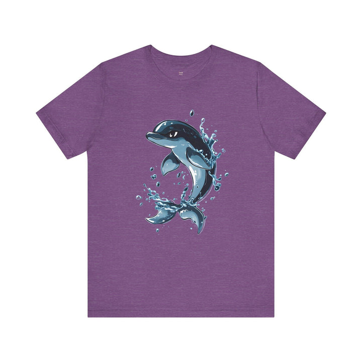 Pokemon Splash Dolphin Warrior T Shirt | Heather Team Purple