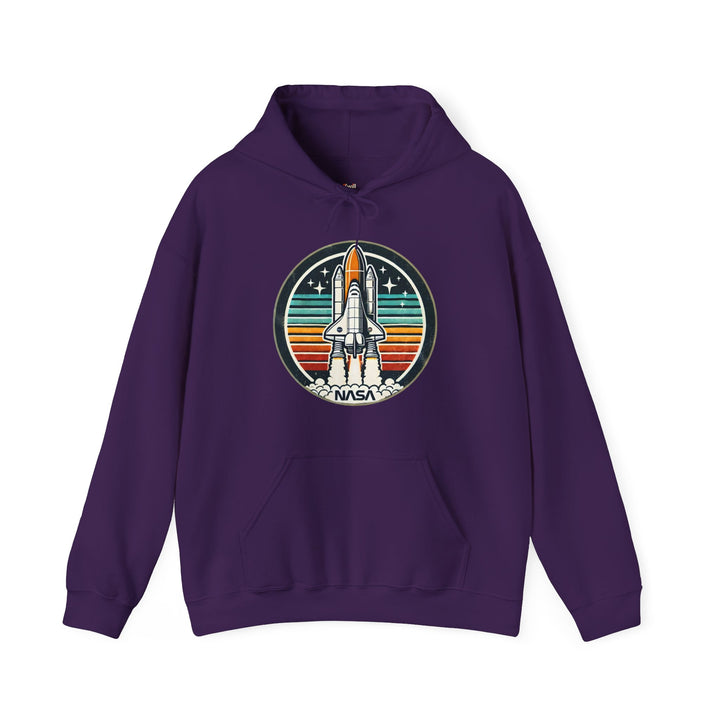 Nasa Retro Shuttle Hoodie | Purple