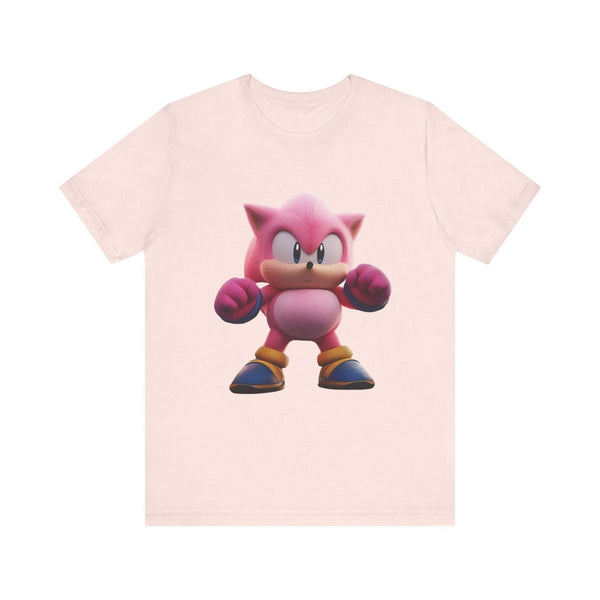 Sonic Pink Power Punch T Shirt | Soft Pink