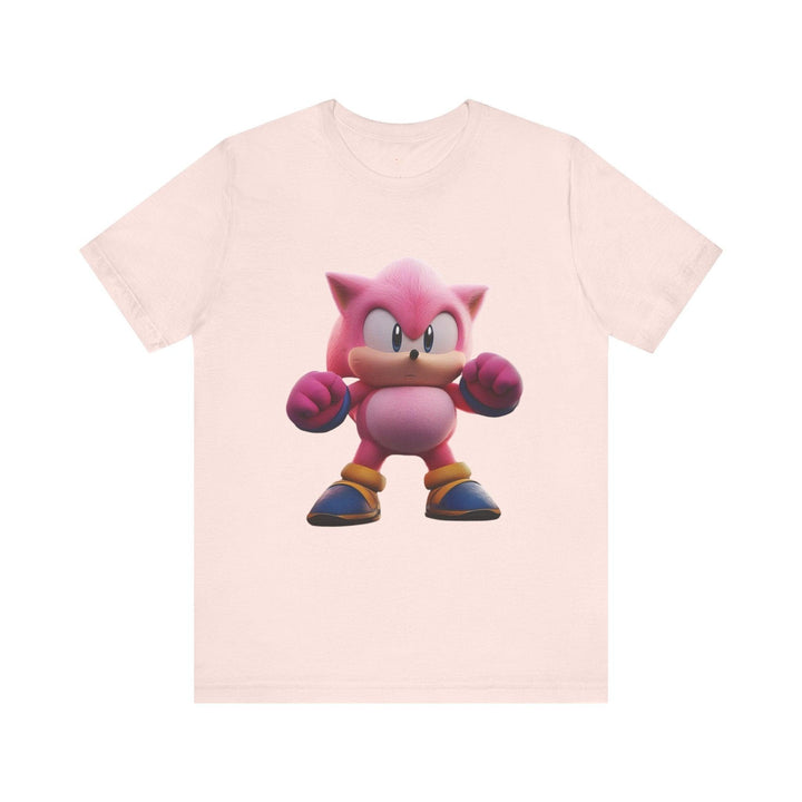 Sonic Pink Power Punch T Shirt | Soft Pink