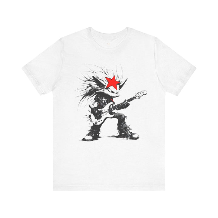 Sonic Rockstar Rebel Hedgehog T Shirt | White