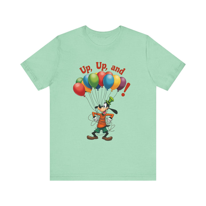 Disney Up Up And Away T Shirt | Heather Mint