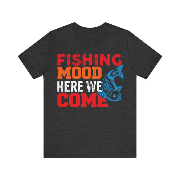 Fishing Mood T Shirt | Dark Grey Heather