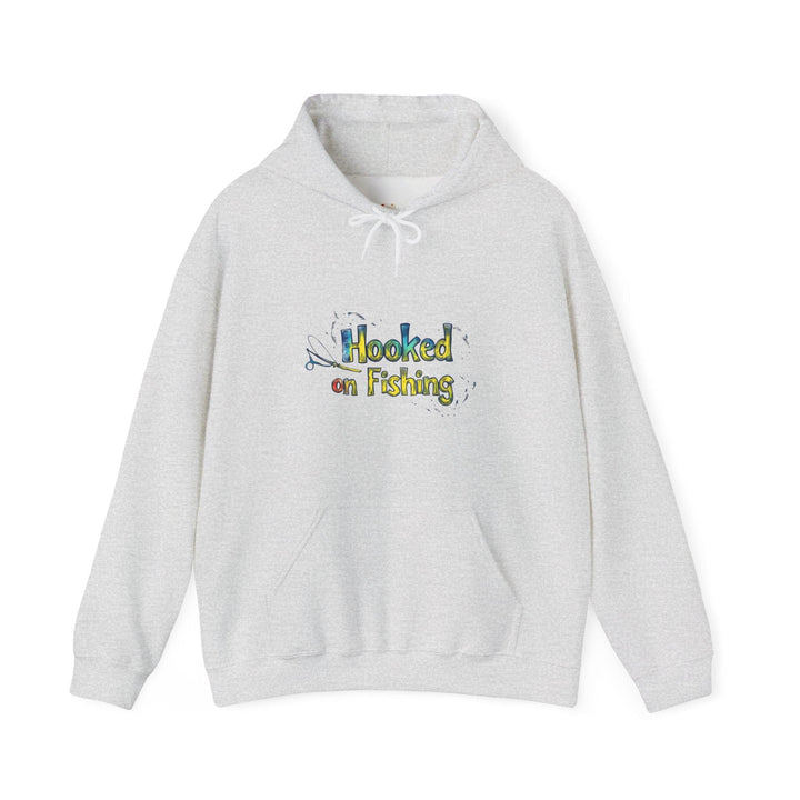 Fishing on Hooked Hoodie | Ash