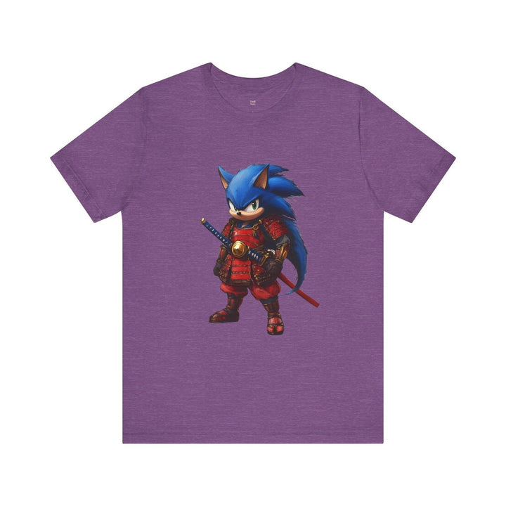 Sonic Samurai Warrior T Shirt | Heather Team Purple