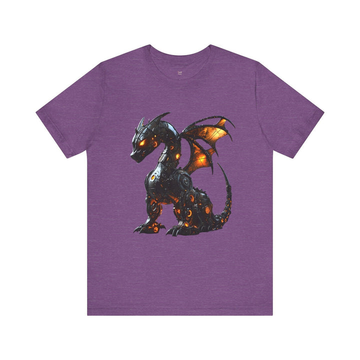 Pokemon Inferno Mecha Dragon T Shirt | Heather Team Purple