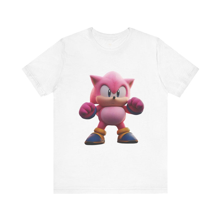 Sonic Pink Power Punch T Shirt | White