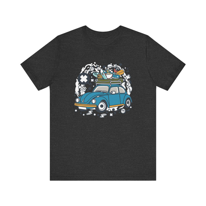 Fishing Road Trip T Shirt | Dark Grey Heather