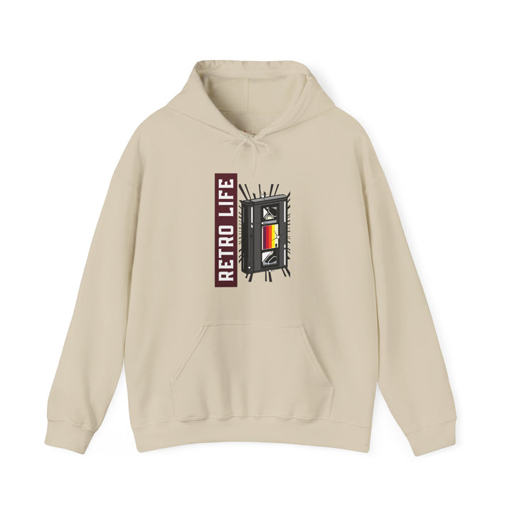 Retro Life Hoodie | Sand