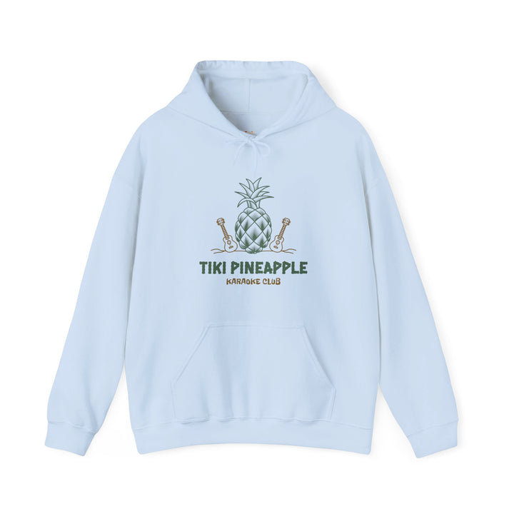 Beach Tiki Pineapple Hoodie | Light Blue