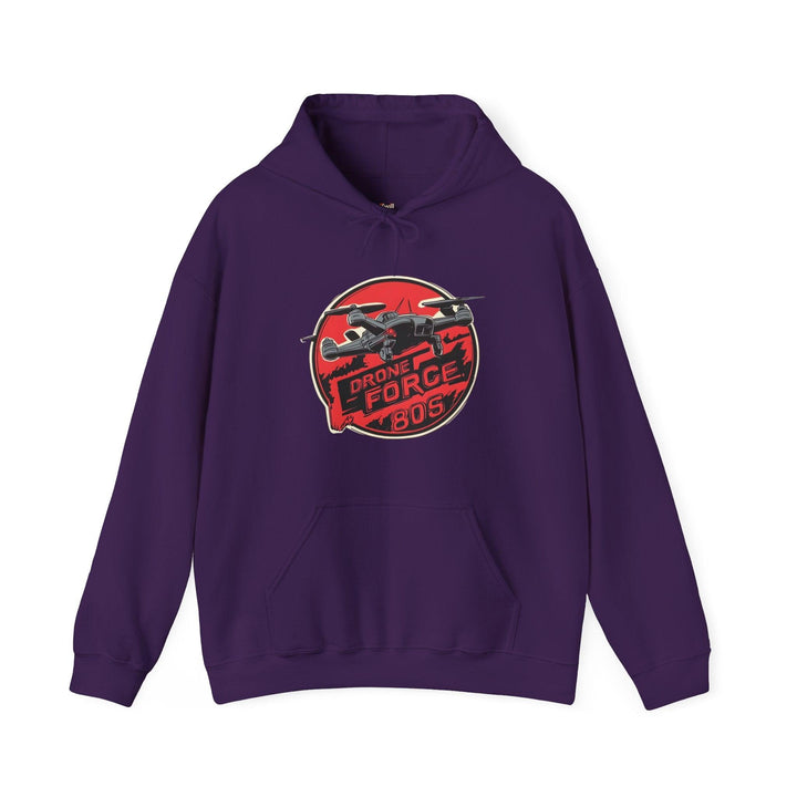 80s Drone Force Hoodie | Purple