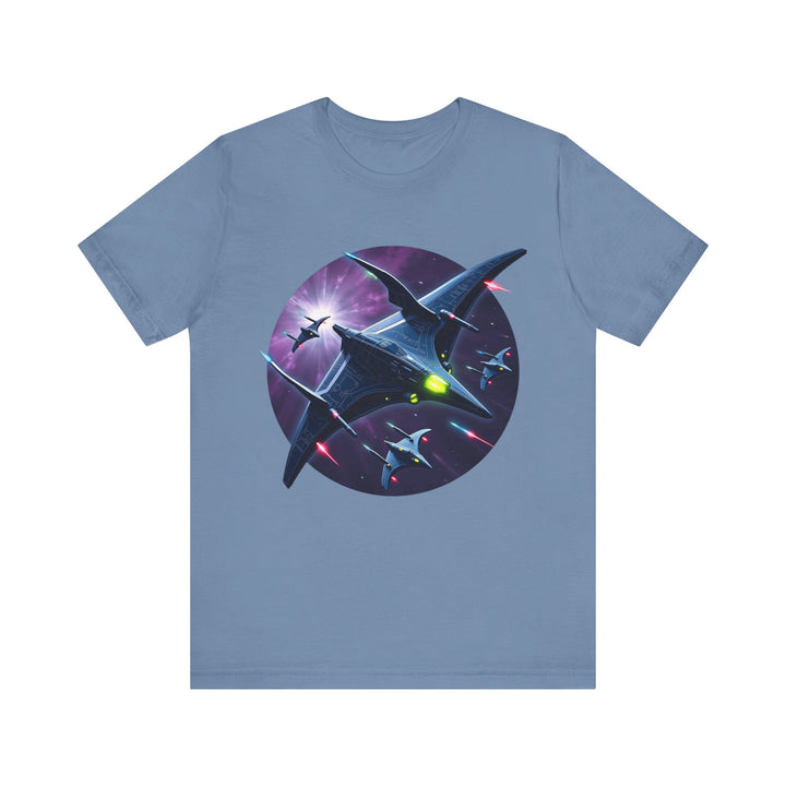 Star Trek Fleet Maneuvers T Shirt | Steel Blue