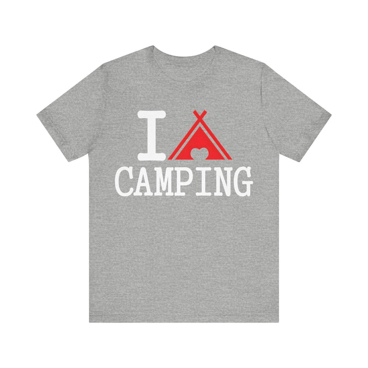 Summer Camp I Love T Shirt | Athletic Heather