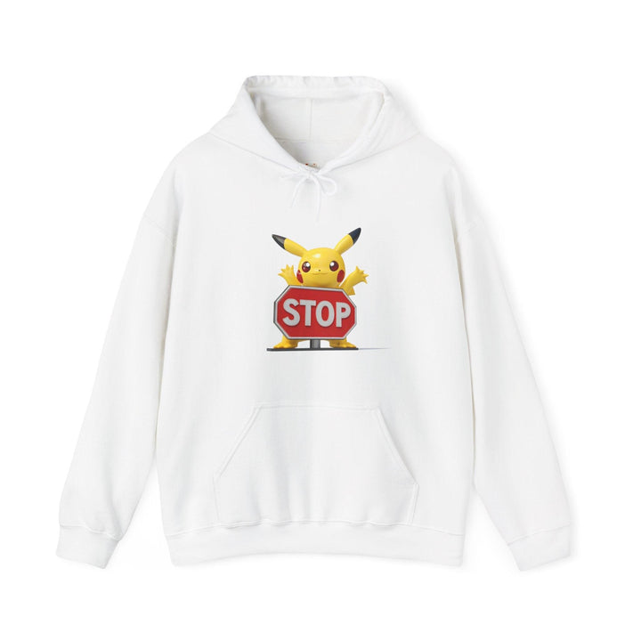 Pokemon Stop and Catch Hoodie | White