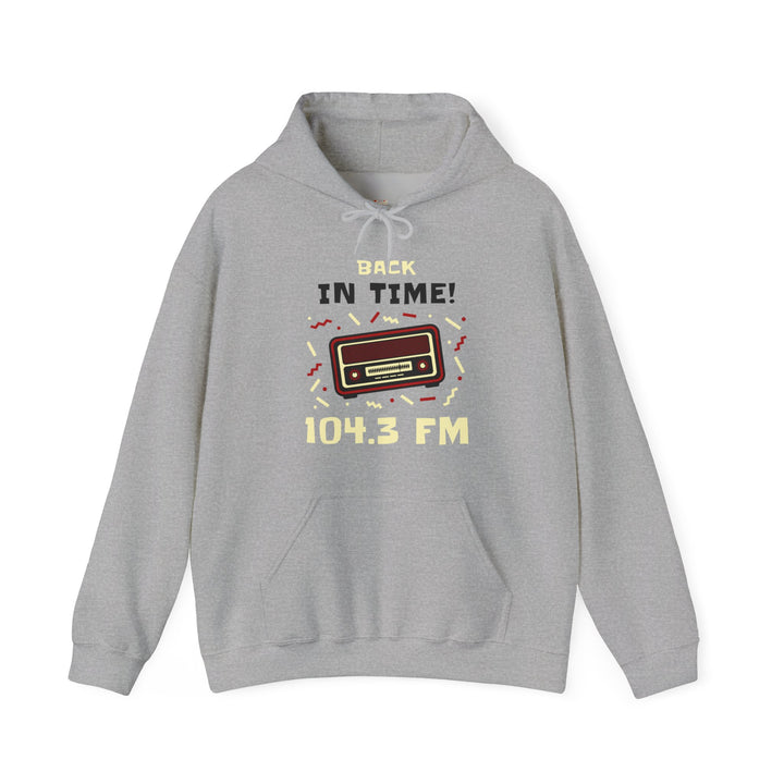 Classic Vintage Radio Hoodie | Sport Grey