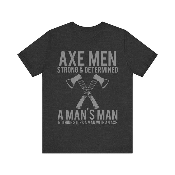 Retro Woodsman’s Resolve T Shirt | Dark Grey Heather