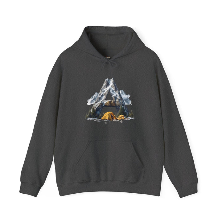 Hiking Mountain Adventure Hoodie | Dark Heather