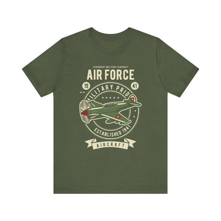 90s Air Force Pride T Shirt | Military Green