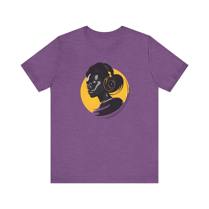 Rapper Soulful Vibes T Shirt | Heather Team Purple