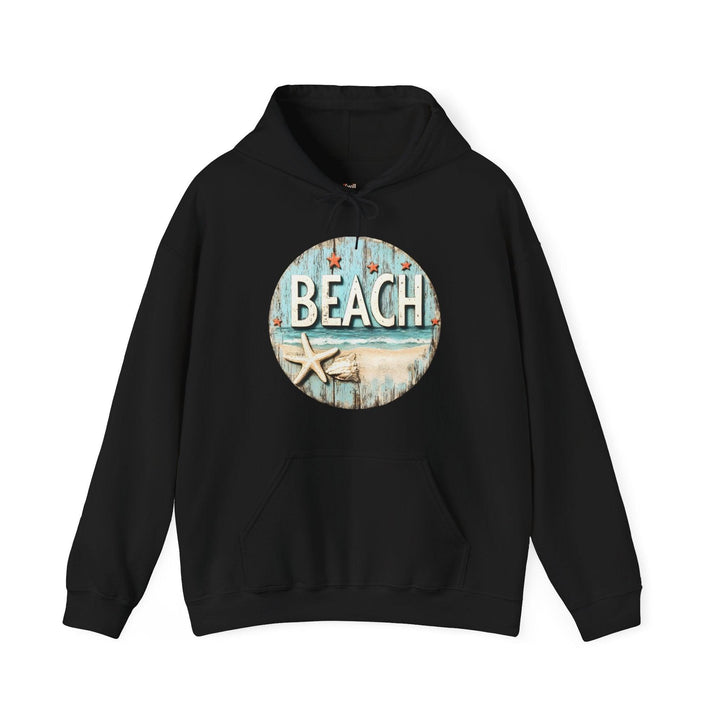 Beach Ocean Breeze Hoodie | Black