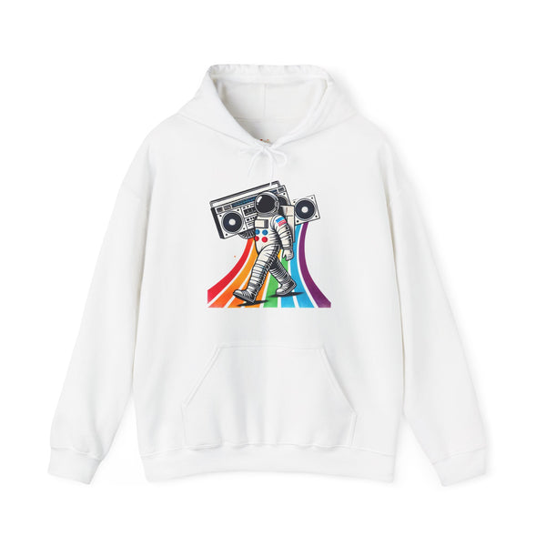 Nasa Boombox Astronaut Hoodie | White