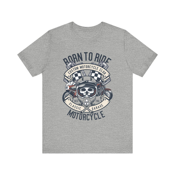 90s Born to Ride Motorcycle T Shirt | Athletic Heather