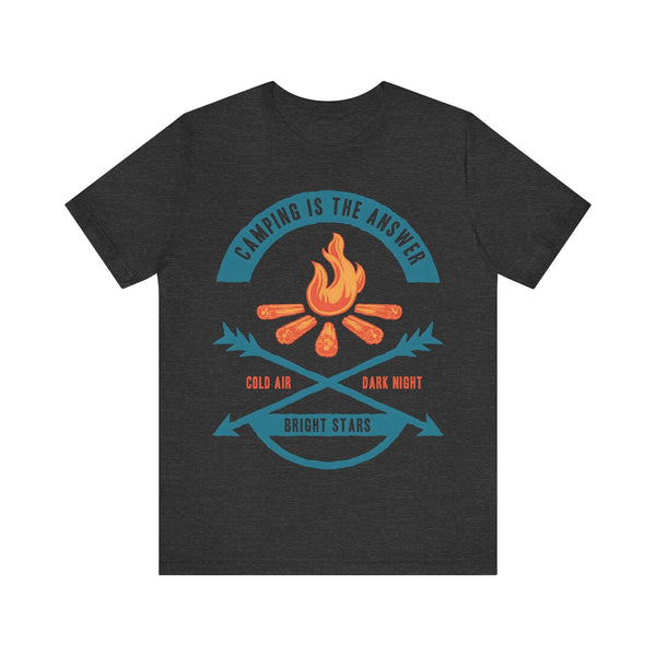 Summer Camp Therapy T Shirt | Dark Grey Heather