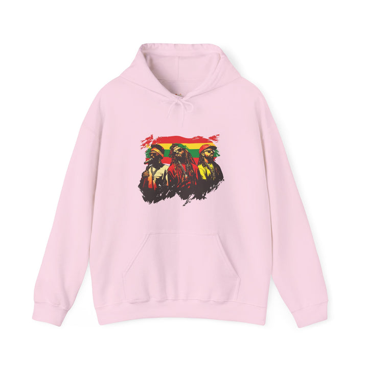 Band Reggae Vibes Hoodie | Light Pink