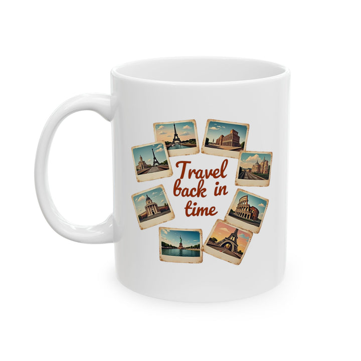 Retro Travel Back in Time Mug | 11oz